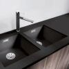 Blanco Subline 400-U Black Silgranit Undermount Kitchen Sink