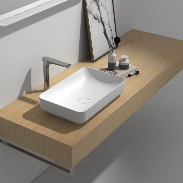 iStone Hazel Rectangular Above-counter Basin