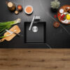 Blanco Subline 400-U Black Silgranit Kitchen Sink