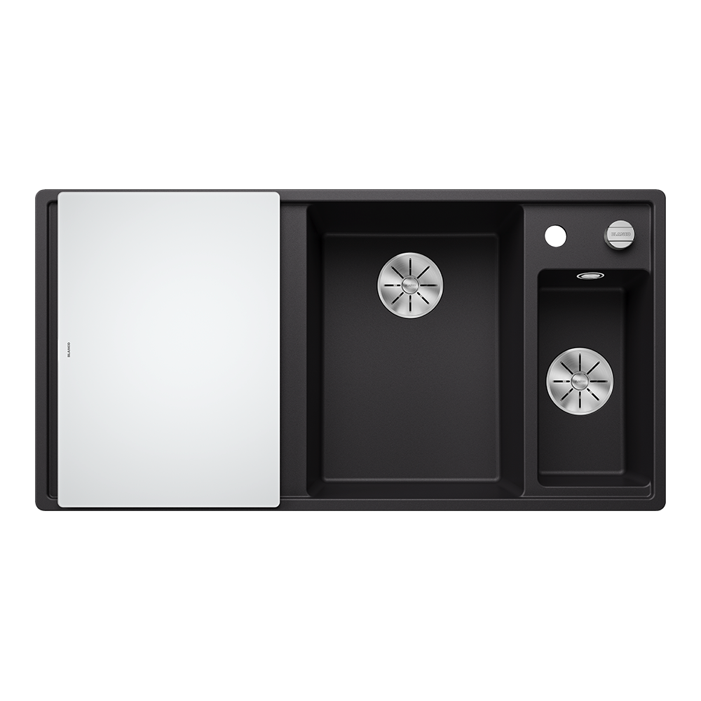 Blanco Axia III 6S Black Silgranit Kitchen Sink