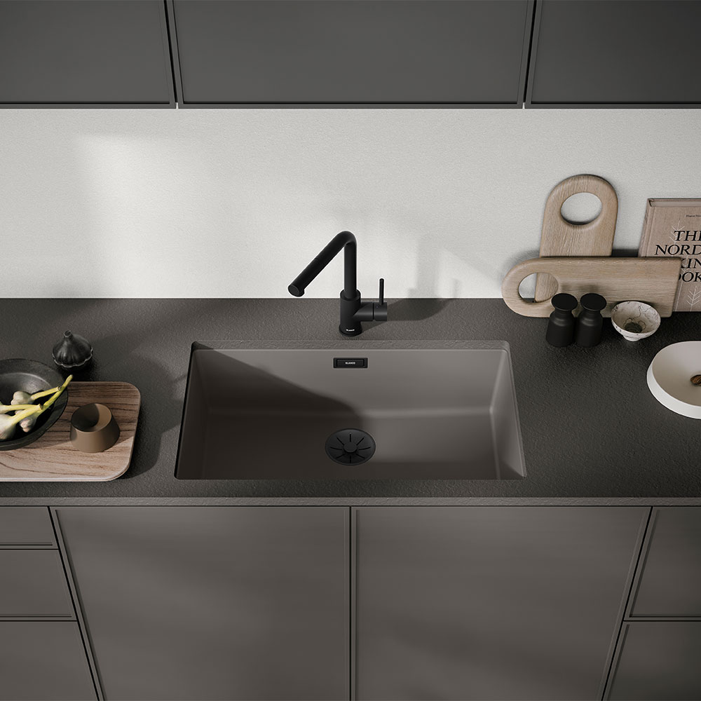 Blanco Subline 700-U Volcano Grey Silgranit Kitchen Sink