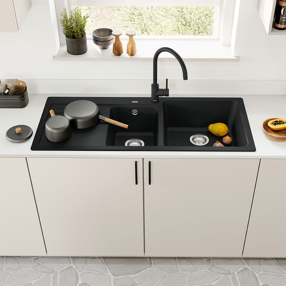 Blanco Naya 8S Black Kitchen Sink